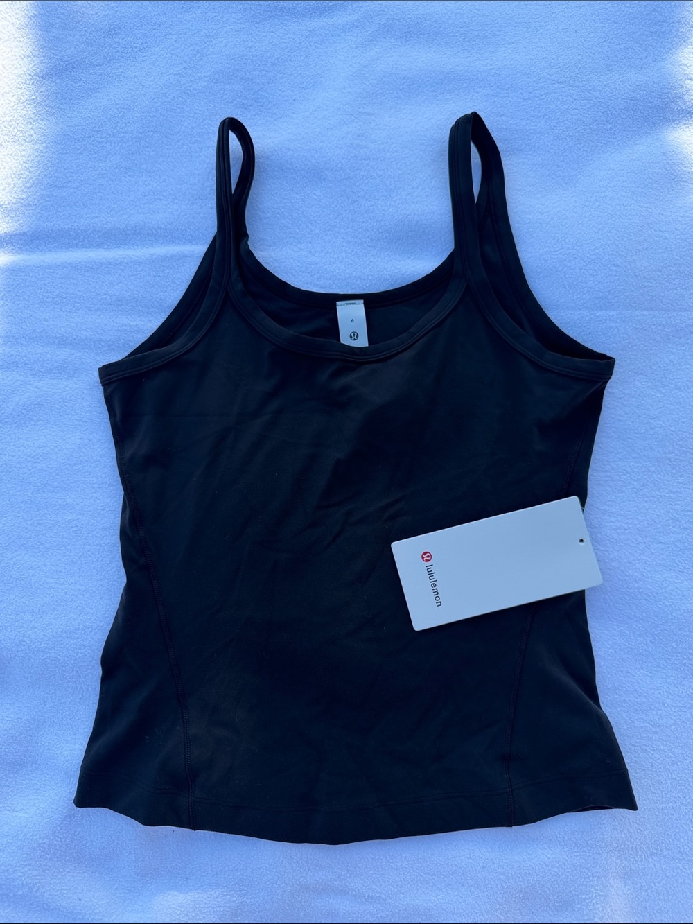lululemon athletica Black Double Strap Tank